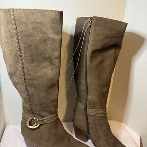 Women’s Rio Whip Stitch Tall Western Brown Boots Size 8.5